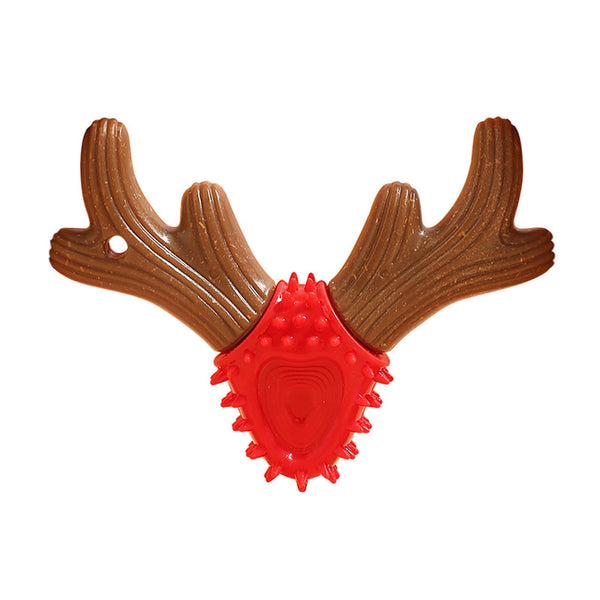 Durable Antler-Shaped Dog Chew Toy for Dental Health - Wholesale Chewable Pet Supplies