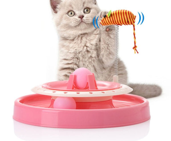Ready Stock Wholeale & OEM Cat Turntable Funny Cat Toy - Feisuo Pet