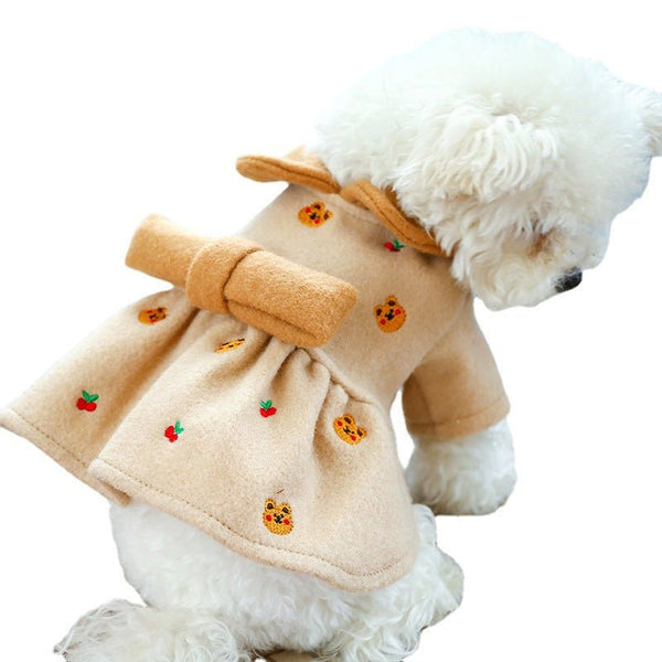 Ready Stock Wholesale & OEM Beautiful Pet Woolen Dress Coat - Feisuo Pet