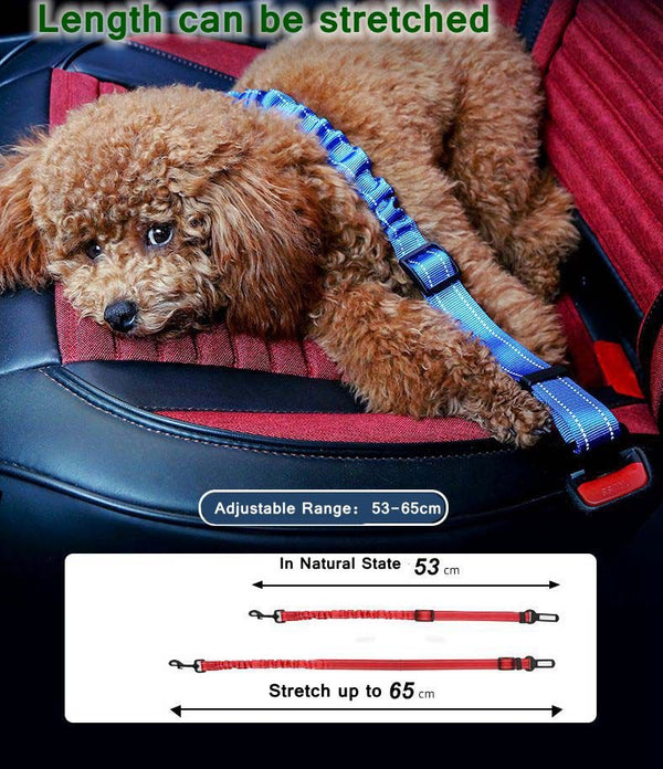 Ready Stock Wholesale & OEM Dog Car Seat Belt Leashes Elastic Stretch Design | Feisuo Pet