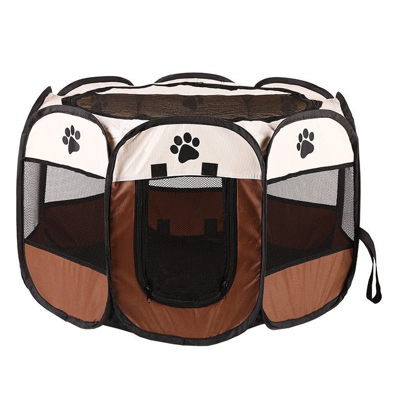 Ready Stock Wholesale OEM Octagon Pet Kids Fence Oxford Material Foldable Design Cat Dog Cage - Feisuo Pet