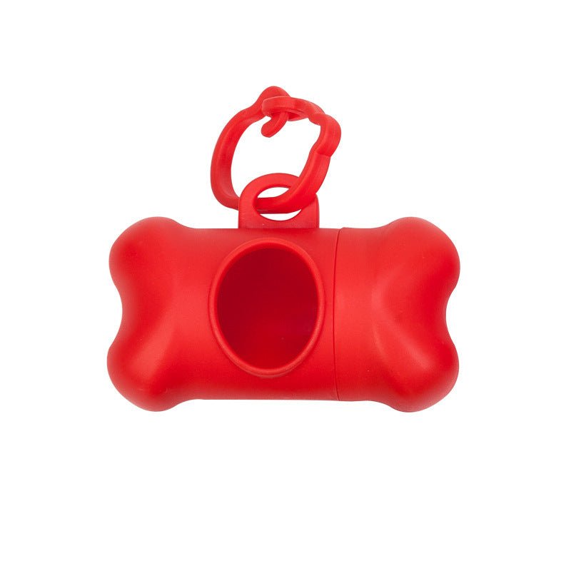 Ready Stock & Small Wholesale Bone Shape Poop Bag Dispenser for Pet Dogs Portable Design Multi Color - Feisuo Pet