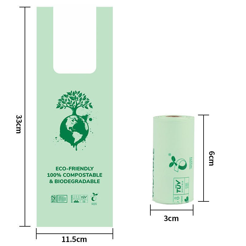 Ready Stock & Wholesale & OEM 100% Degradable Corn Starch Dog Poop Bag Single Package - Feisuo Pet