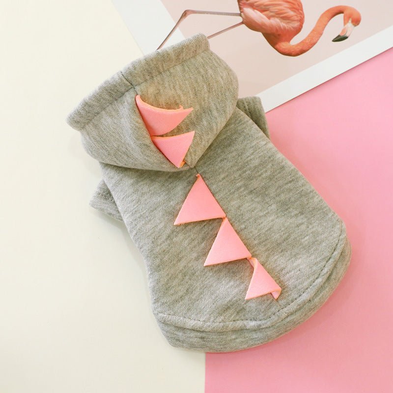 Ready Stock Wholesale & OEM Cute Dinosaur Short Hoodie Shirt - Feisuo Pet