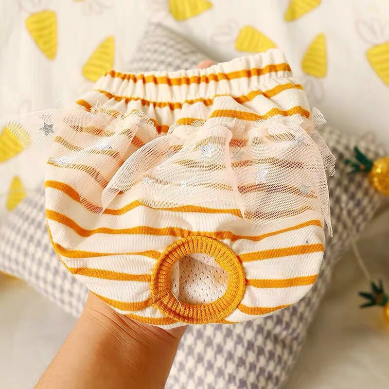 Ready Stock Wholesale & OEM Cute Lace Pet Dog Cat Physiological Shorts - Feisuo Pet