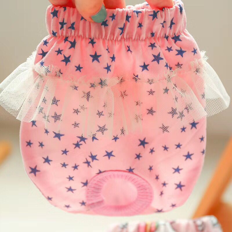 Ready Stock Wholesale & OEM Cute Lace Pet Dog Cat Physiological Shorts - Feisuo Pet