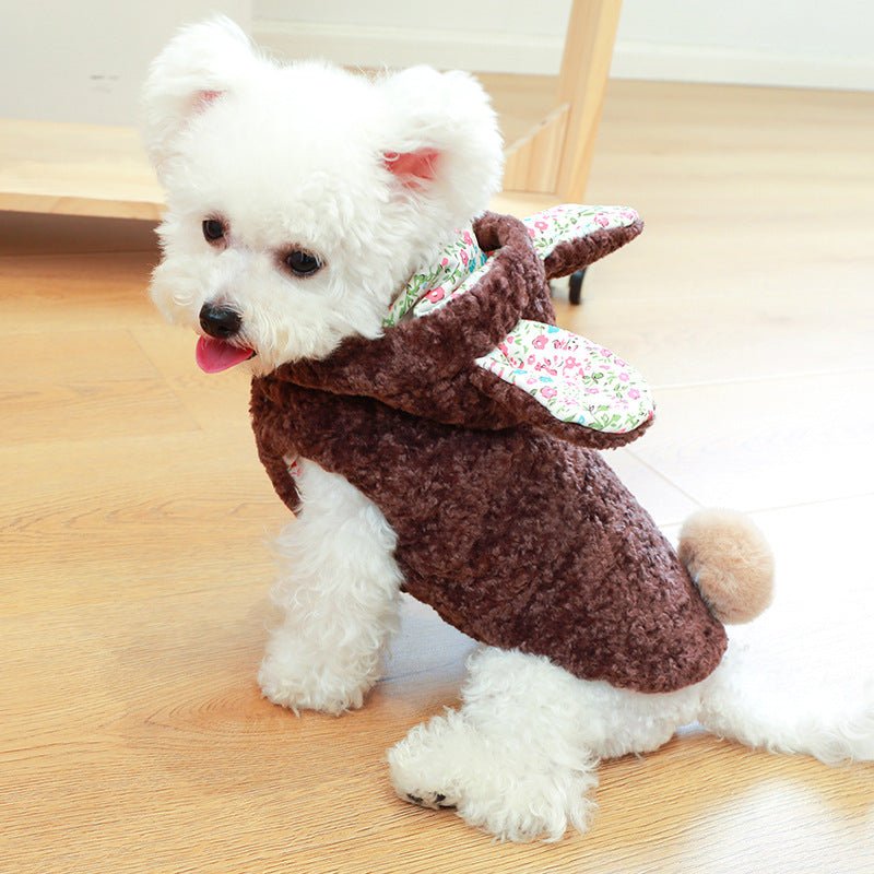 Ready Stock Wholesale & OEM Cute Rabbit Ear Fleece Pet Vest - Feisuo Pet