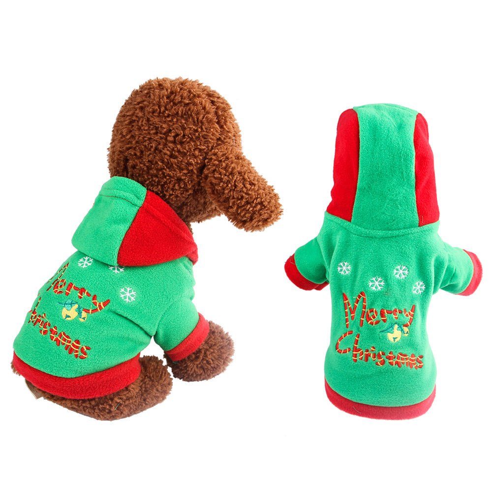 Ready Stock Wholesale & OEM Fleece Dog Christmas Clothes New Year Clothing - Feisuo Pet