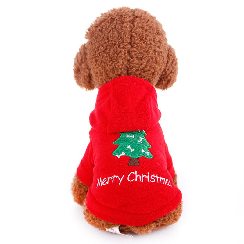 Ready Stock Wholesale & OEM Fleece Dog Christmas Clothes New Year Clothing - Feisuo Pet