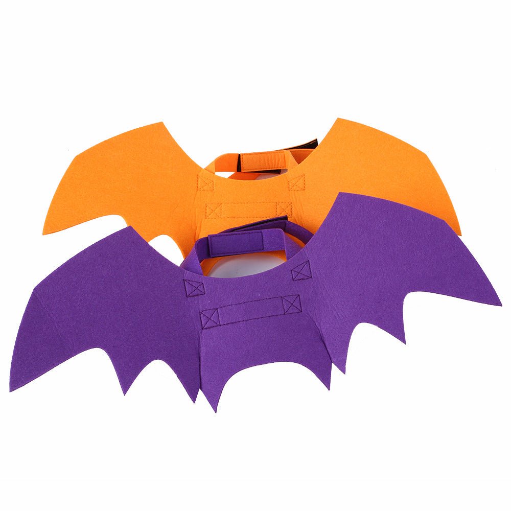 Ready Stock Wholesale & OEM Halloween Festival Colorful Bat Wing Dog Cat Vest - Feisuo Pet