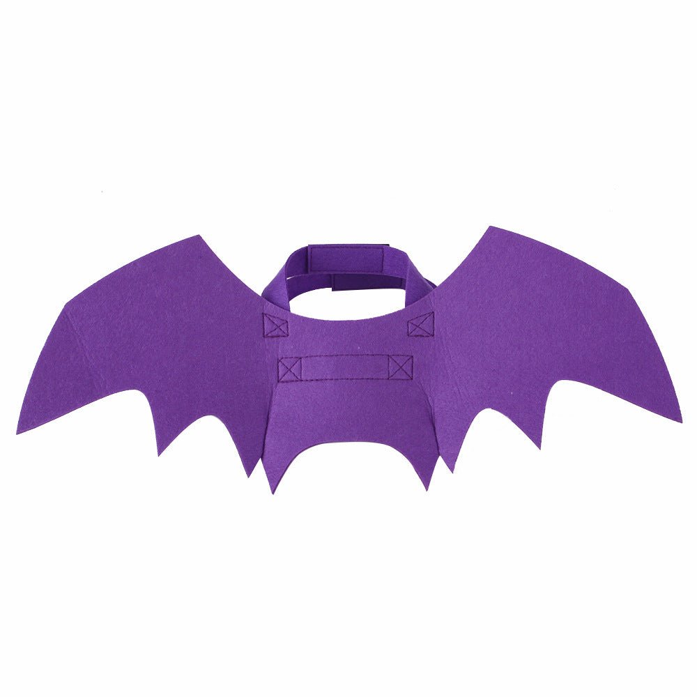 Ready Stock Wholesale & OEM Halloween Festival Colorful Bat Wing Dog Cat Vest - Feisuo Pet