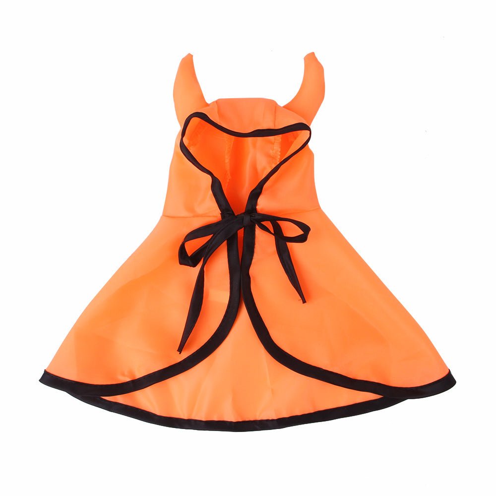 Ready Stock Wholesale & OEM Halloween Horn Cloak For Dog Cat Festival Clothing - Feisuo Pet