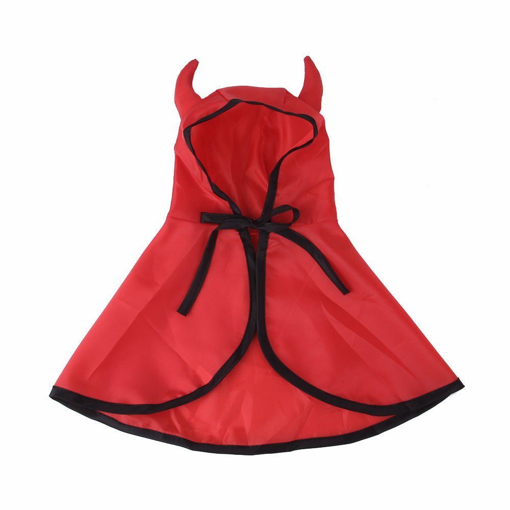Ready Stock Wholesale & OEM Halloween Horn Cloak For Dog Cat Festival Clothing - Feisuo Pet