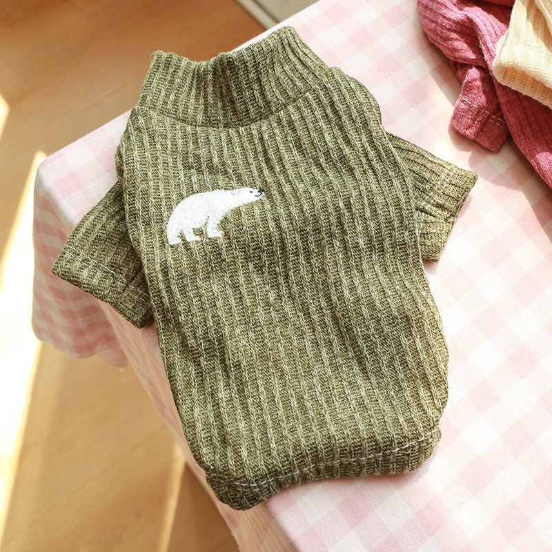 Ready Stock Wholesale & OEM Polar Bear Turtleneck Pet Shirt - Feisuo Pet