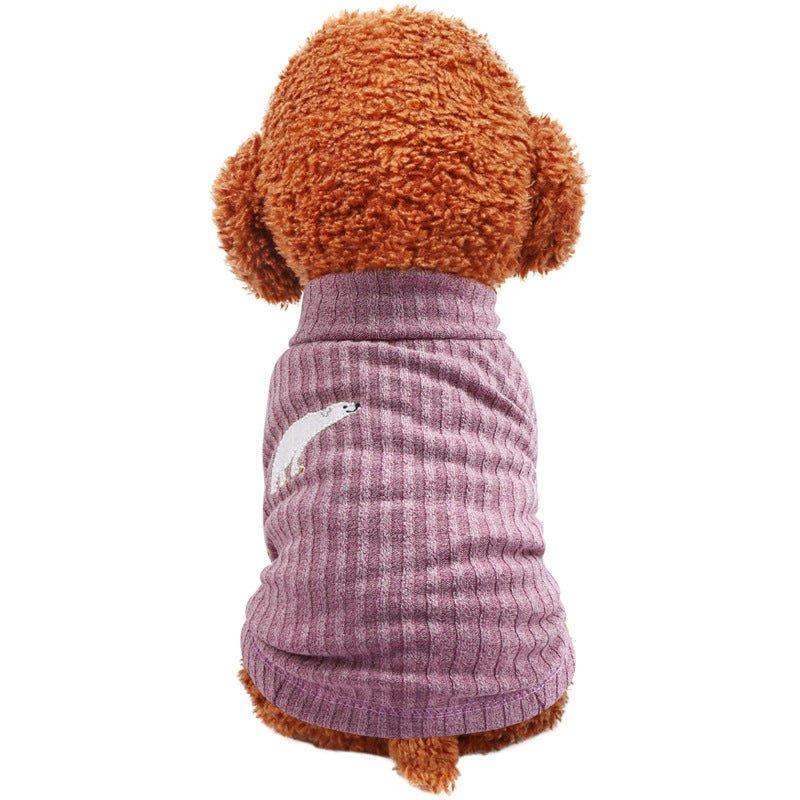 Ready Stock Wholesale & OEM Polar Bear Turtleneck Pet Shirt - Feisuo Pet