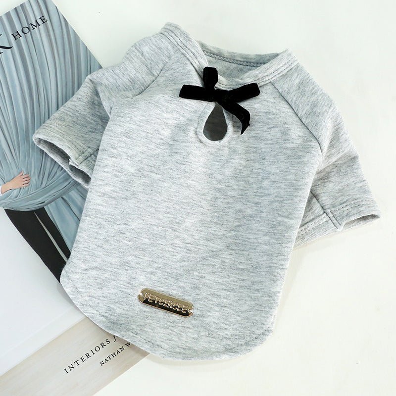 Ready Stock Wholesale & OEM Soft Autumn Spring Bow Tie Pet Dog Shirt - Feisuo Pet
