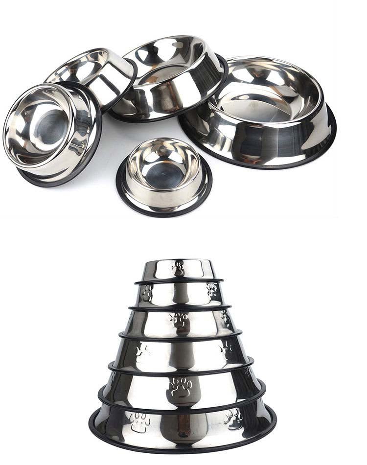 Wholesale & OEM Brand Colorful Stainless Steel Pet Bowls Anti-skid Fall-resistant Dog Bowl - Feisuo Pet
