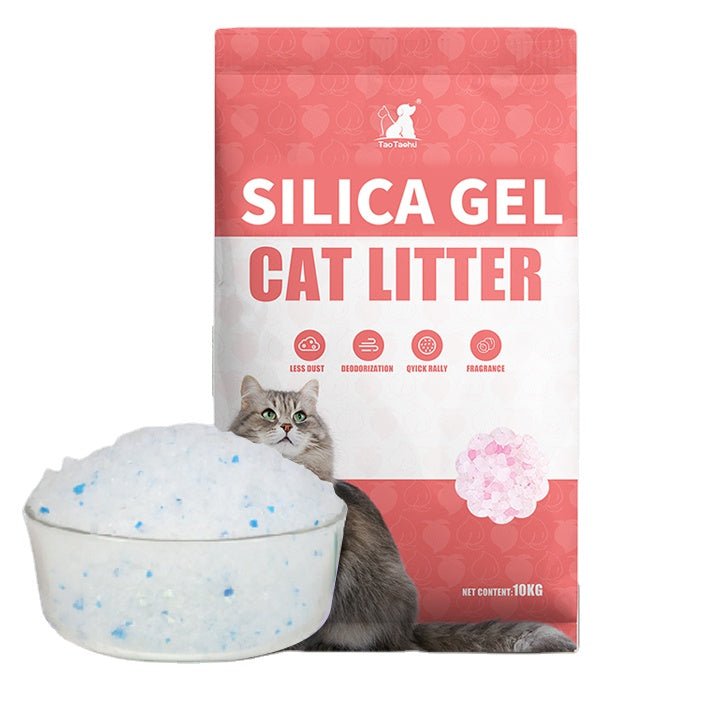 Wholesale OEM Supported Low Dust Silica Gel Cat Litter Crystal Cat L Wholesale OEM Supported Low Dust Silica Gel Cat Litter Crystal Cat L